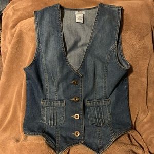 Bass denim vest XS